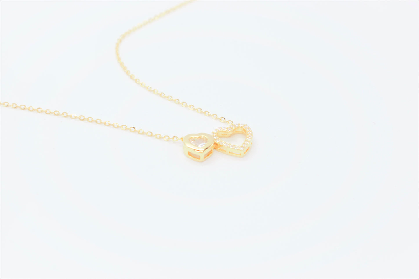 Collana doppio cuore