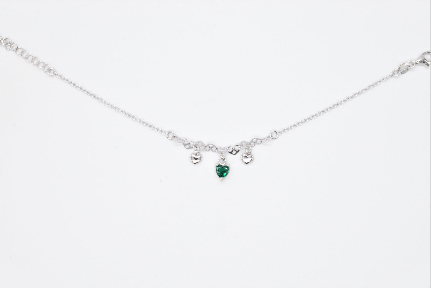 Bracciale MultiCuore verde