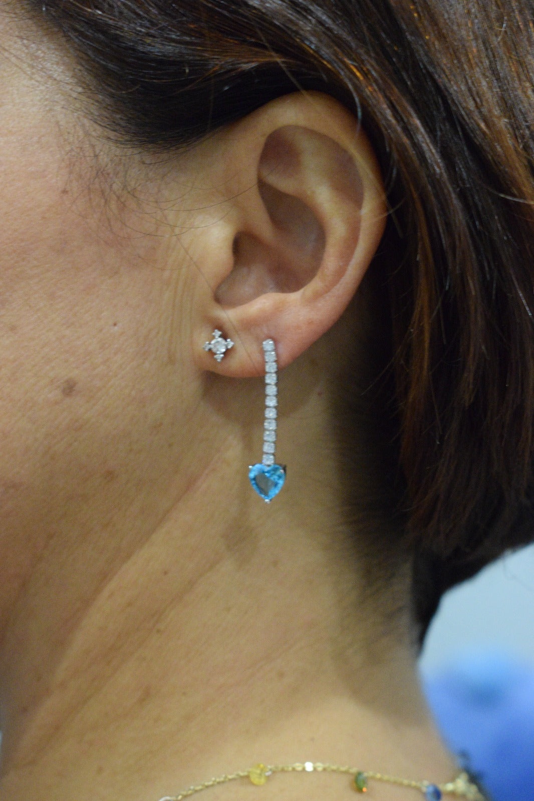 Orecchini tennis love