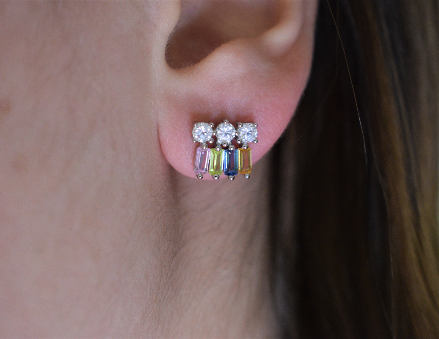 Orecchini 4Threads indossati