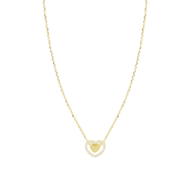 Collana doppio cuore