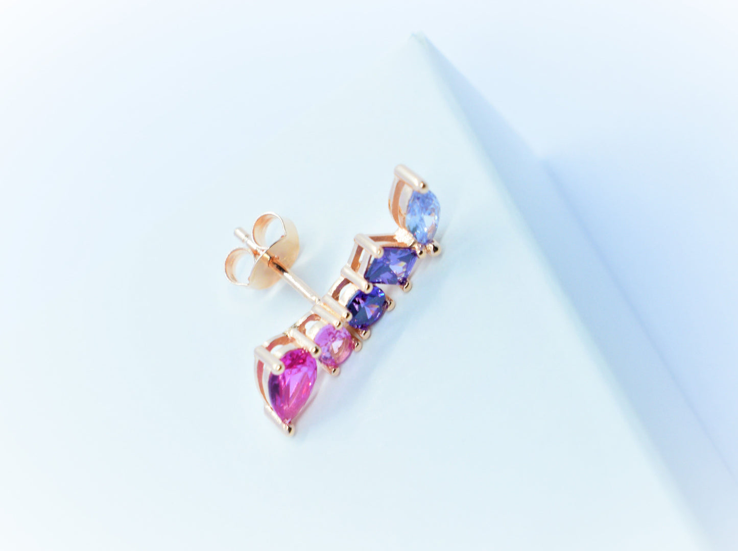 Mono orecchino stones