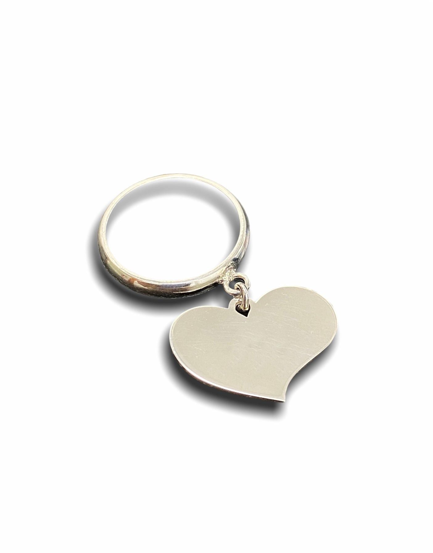 Anello Cuore Pendente