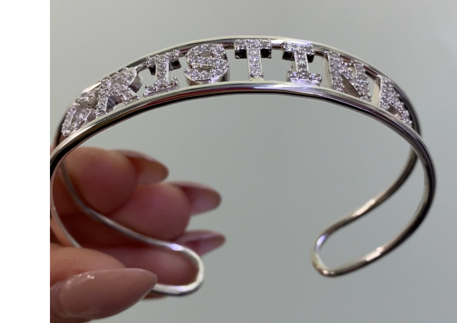Bracciale a manetta aperto