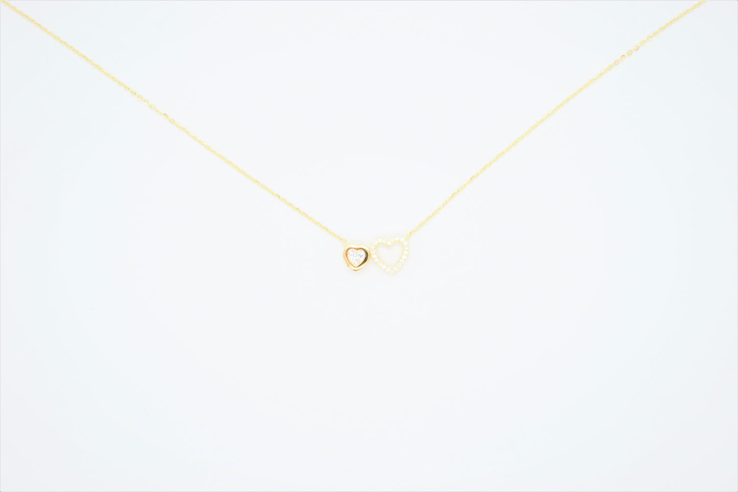 Collana doppio cuore