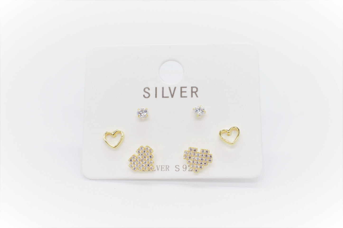 Set orecchini cuore