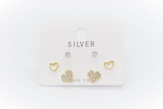 Set orecchini cuore