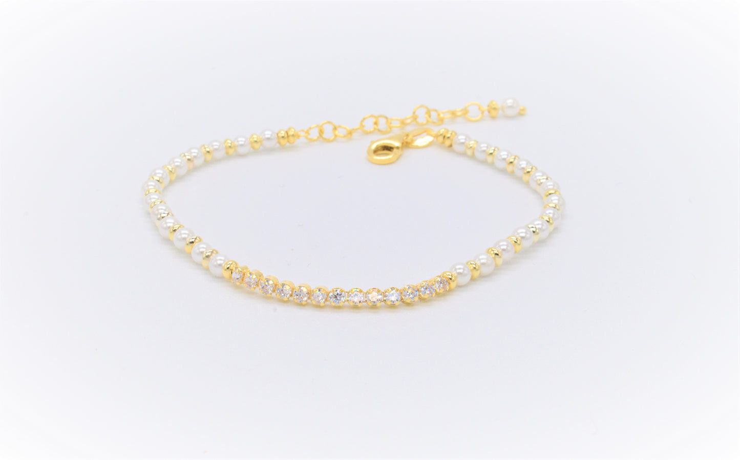 Bracciale Perline e Zirconi