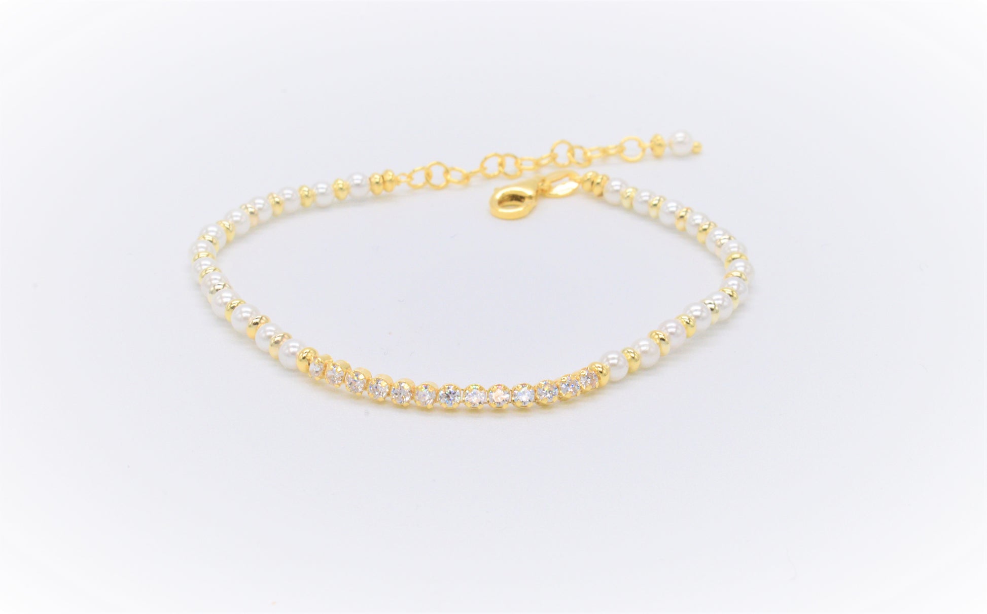 Bracciale Perline e Zirconi