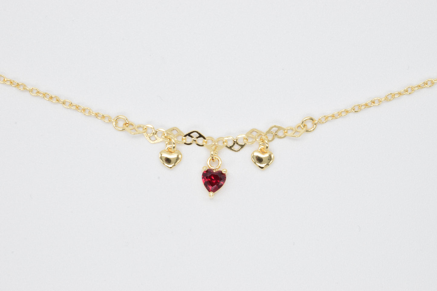 Bracciale MultiCuore rosso 