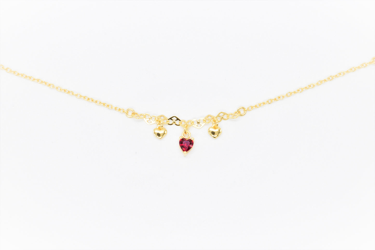 Bracciale MultiCuore rosso