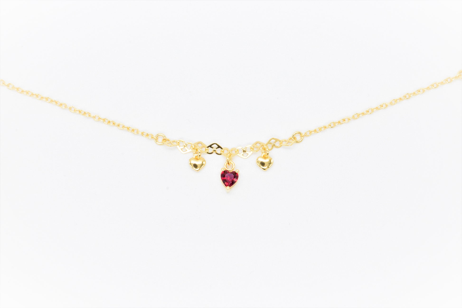 Bracciale MultiCuore rosso