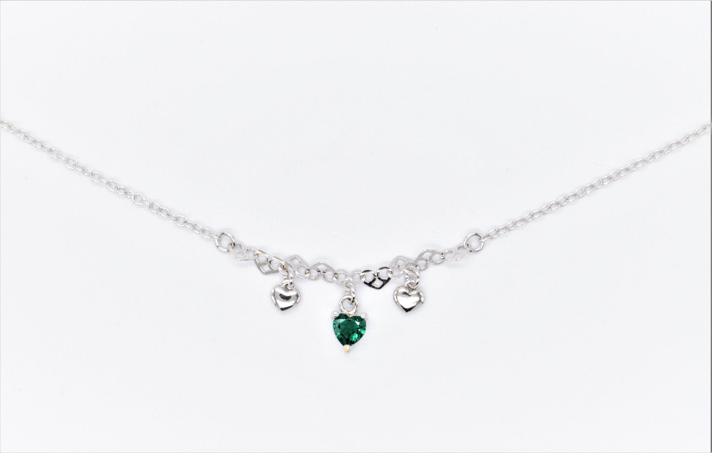 Bracciale MultiCuore verde