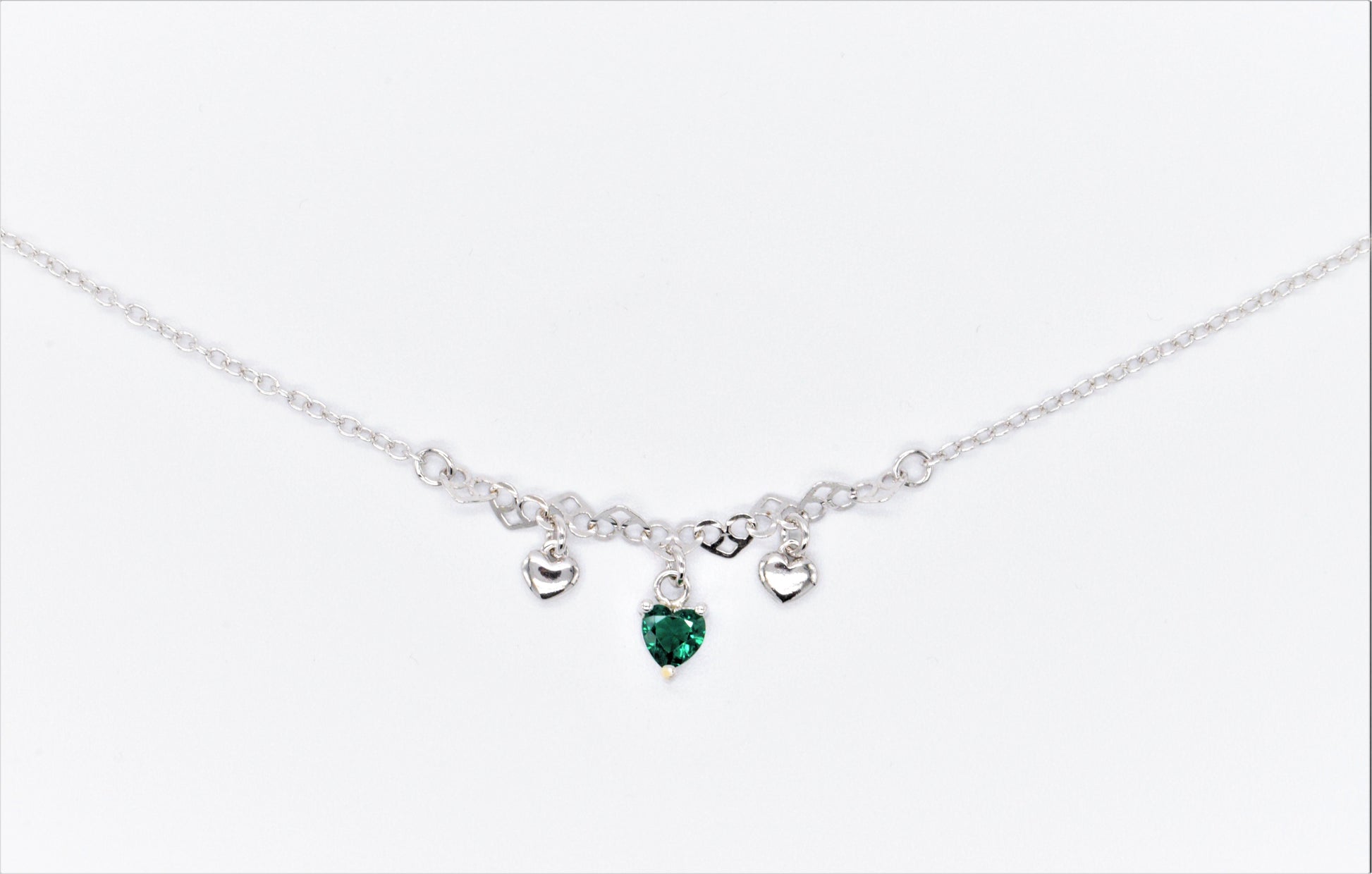 Bracciale MultiCuore verde