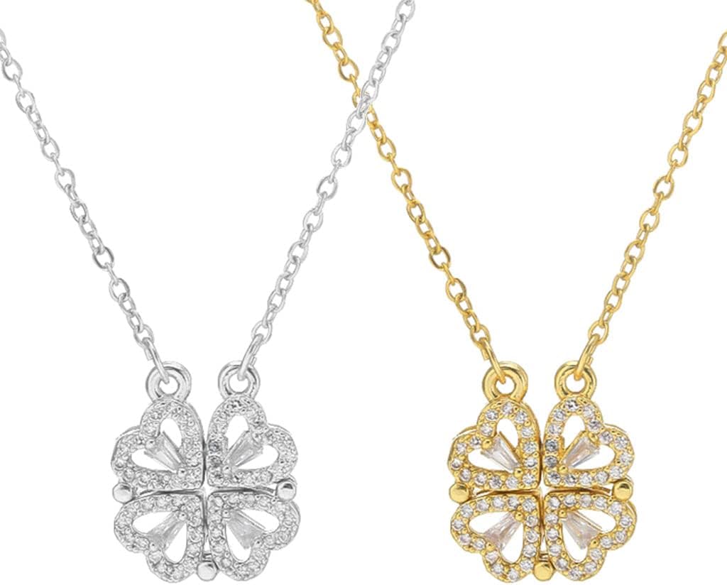 Collana reversibile Quadrifoglio / 4 Cuori