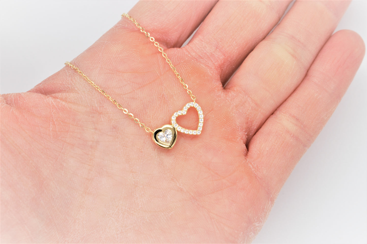 Collana doppio cuore