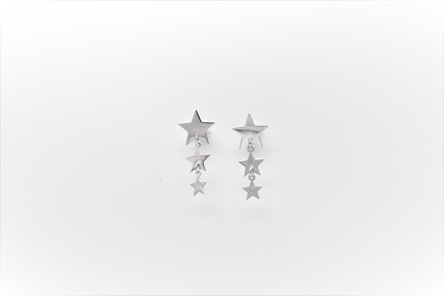 Orecchini Tre stelle pendenti
