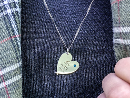 Collana Mai contro cuore