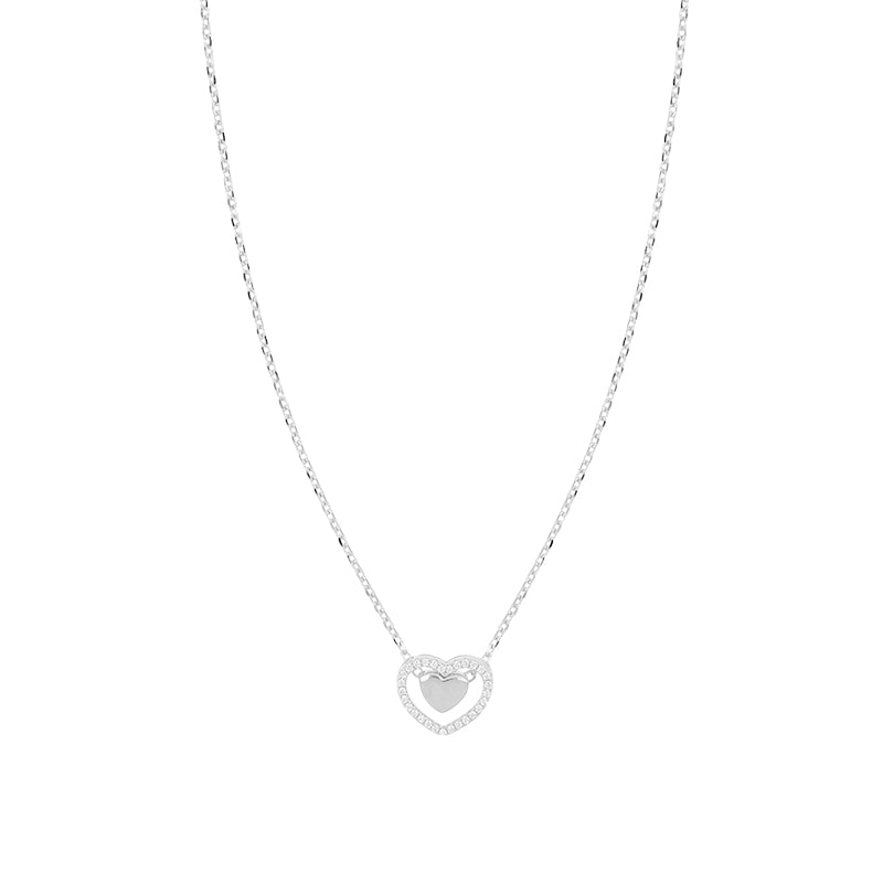 Collana doppio cuore