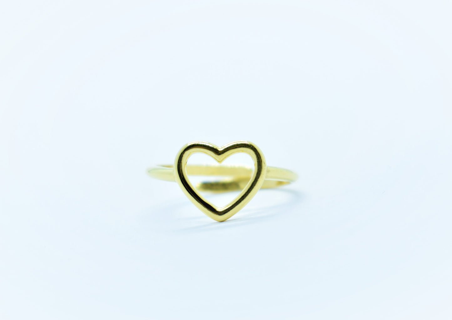 Anello cuore a filo