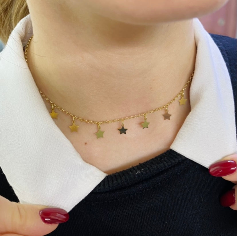 Collana con stelline