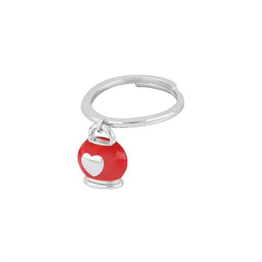 Anello campanella cuore