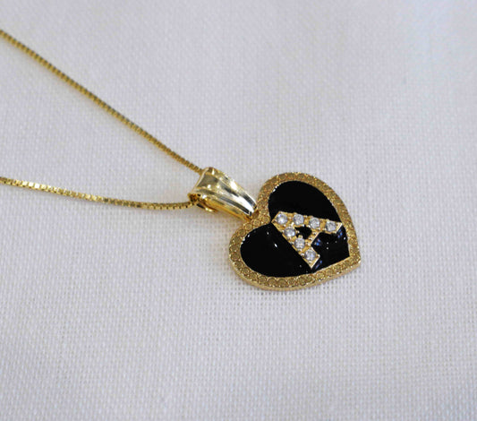 Collana Cuoricino con iniziale