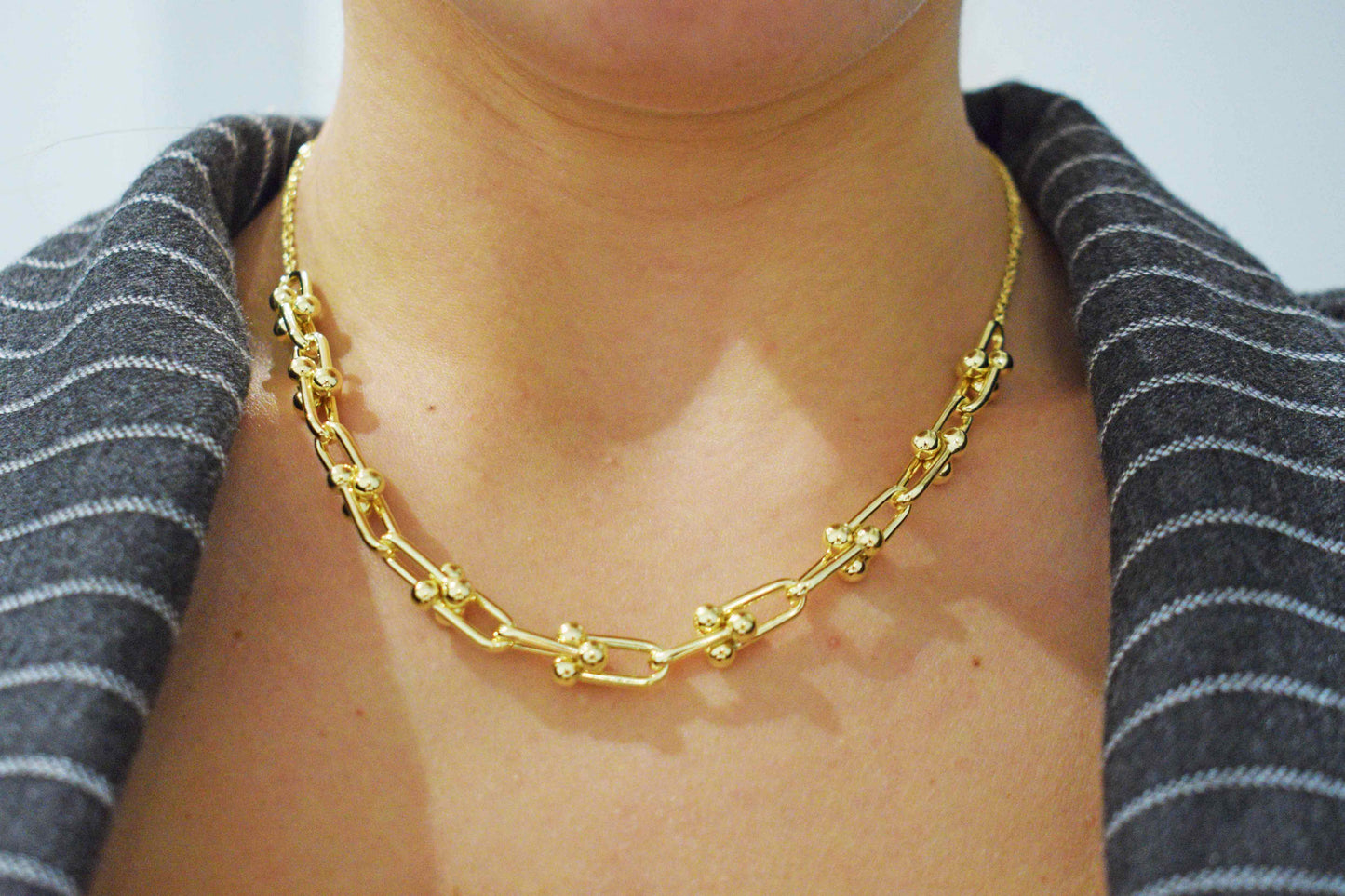 collana nodini argento 925